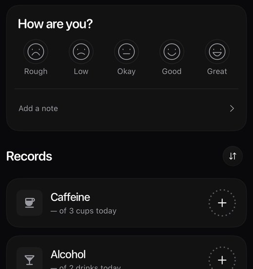 Journal: What you log, how you feel